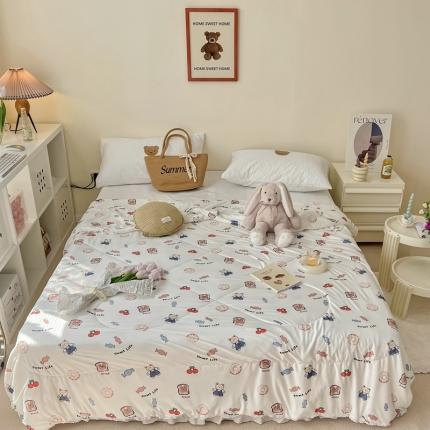 91家纺网 家纺一手货源 找家纺 （总）顾里家纺 2022新款牛奶针织棉夏被-实拍