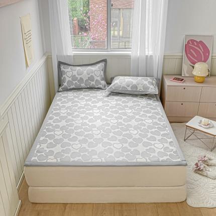 91家纺网 家纺一手货源 找家纺 顾里家纺 2022新款高端800D高密度养生席 灰心