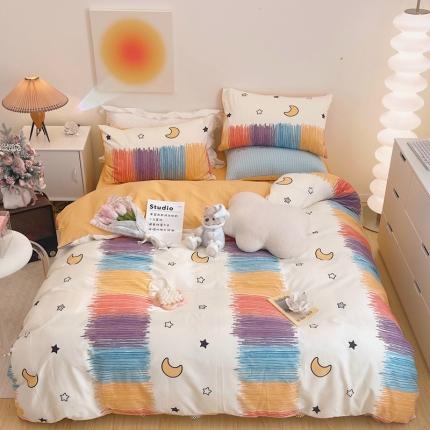 91家纺网 家纺一手货源 找家纺 （总）顾里家纺 2022新款ins韩系全棉13372四件套