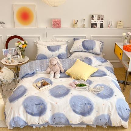 91家纺网 家纺一手货源 找家纺 （总）顾里家纺 2022新款ins韩系全棉13372四件套