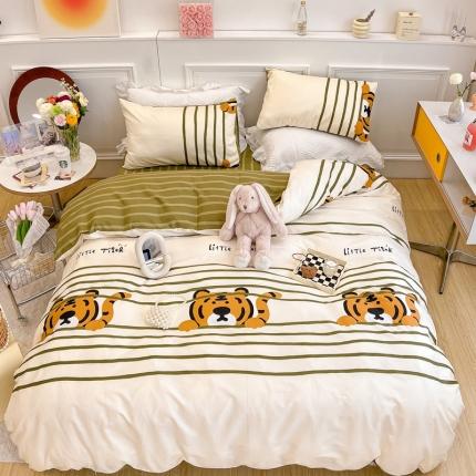 91家纺网 家纺一手货源 找家纺 （总）顾里家纺 2022新款ins韩系全棉13372四件套