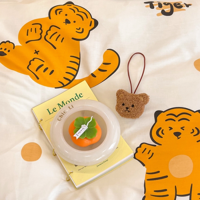 91家纺网 家纺一手货源 找家纺 顾里家纺 2022新款ins韩系全棉13372四件套 虎虎生威