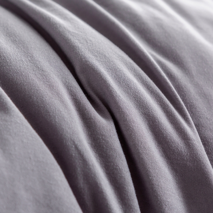 91家纺网 家纺一手货源 找家纺 森林人 2022新款A类水洗棉立体大豆被纯色 立体-绅士灰