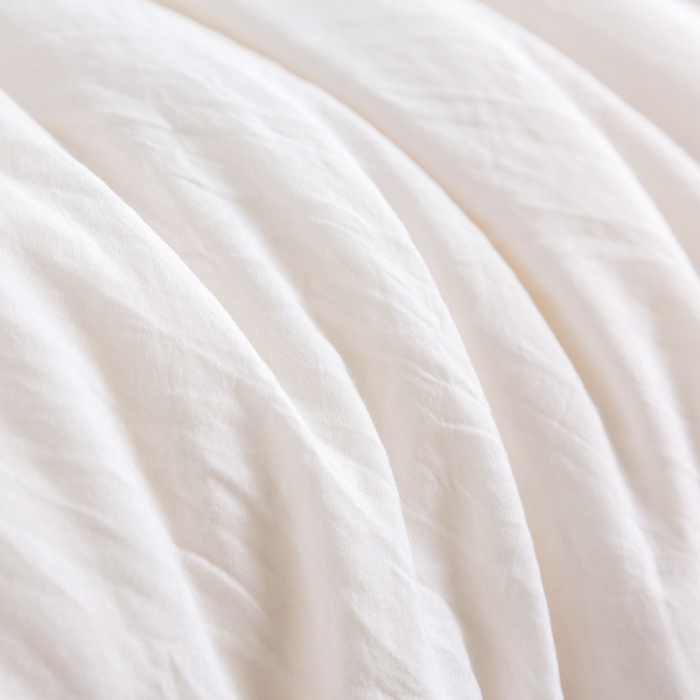 91家纺网 家纺一手货源 找家纺 森林人 2022新款A类水洗棉立体大豆被纯色 立体-珍珠白