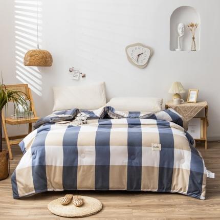 91家纺网 家纺一手货源 找家纺 （总）森林人 2024新款A类水洗棉立体大豆被冬被芯春秋被