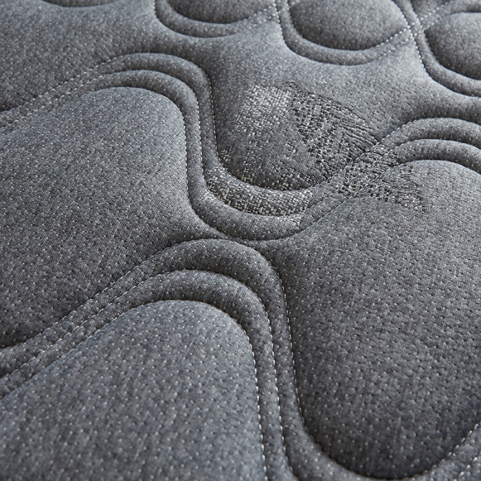 91家纺网 家纺一手货源 找家纺 优莱床垫 2024新款牛奶绒学生床垫 如意叶灰