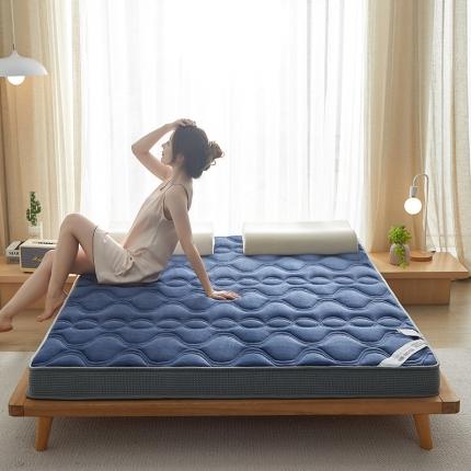 91家纺网 家纺一手货源 找家纺 优莱床垫 2024新款牛奶绒大床床垫 法莱绒灰