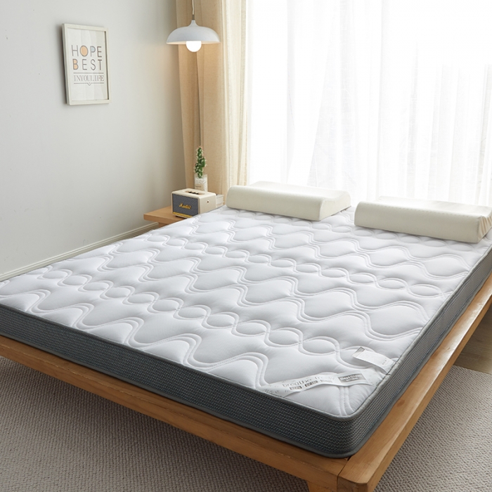 91家纺网 家纺一手货源 找家纺 优莱床垫 2024新款牛奶绒大床床垫 立体白