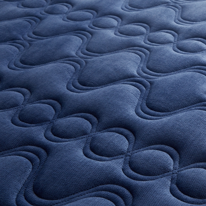 91家纺网 家纺一手货源 找家纺 优莱床垫 2024新款牛奶绒大床床垫 法莱绒蓝