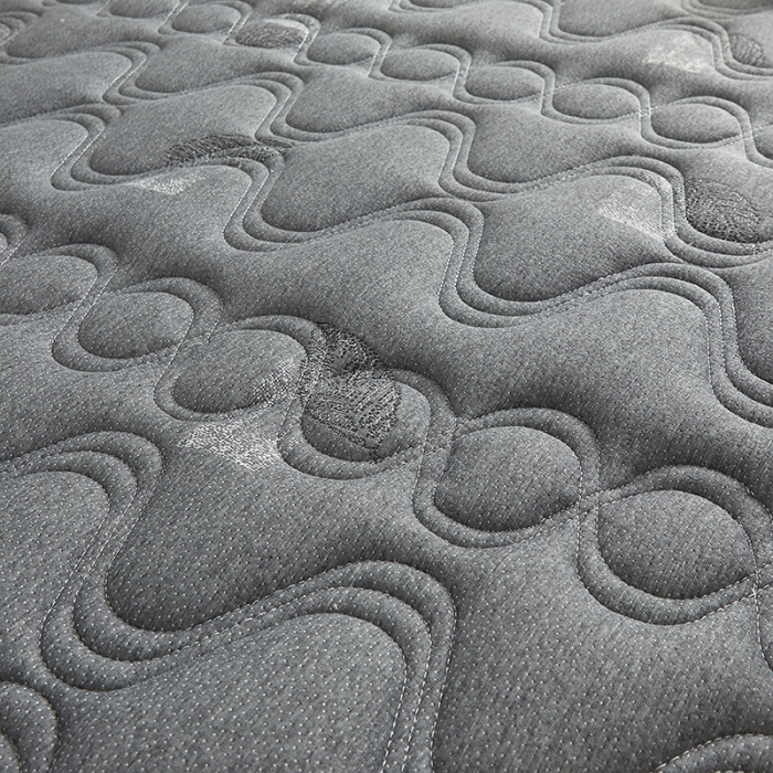 91家纺网 家纺一手货源 找家纺 优莱床垫 2024新款牛奶绒大床床垫 如意叶灰