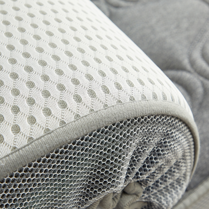 91家纺网 家纺一手货源 找家纺 优莱床垫 2024新款牛奶绒大床床垫 如意叶灰