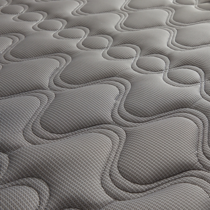 91家纺网 家纺一手货源 找家纺 优莱床垫 2024新款乳胶纤维棉立体大床床垫 爱意浓灰