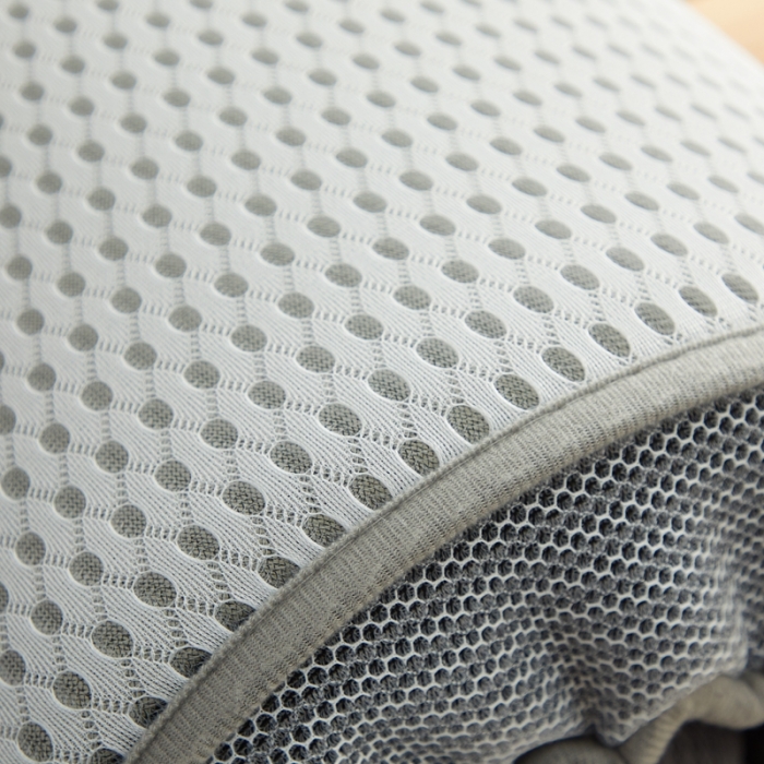 91家纺网 家纺一手货源 找家纺 优莱床垫 2024新款乳胶纤维棉立体大床床垫 爱意浓灰