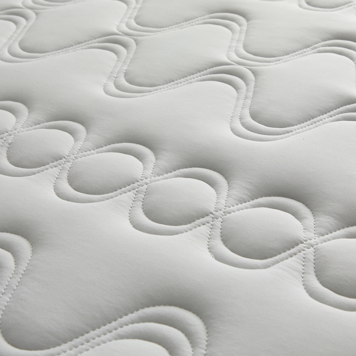 91家纺网 家纺一手货源 找家纺 优莱床垫 2024新款乳胶纤维棉立体大床床垫 爱意浓浅灰A类