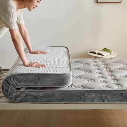 优莱床垫 2024新款乳胶纤维棉立体学生床垫 爱意浓浅灰