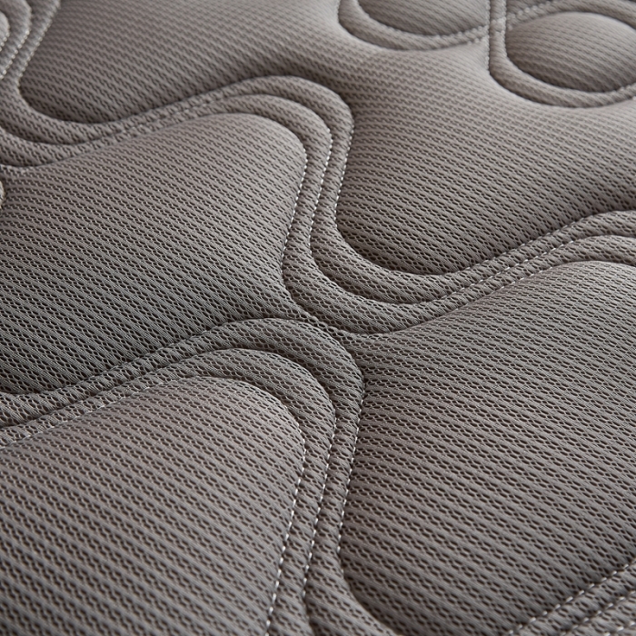 91家纺网 家纺一手货源 找家纺 优莱床垫 2024新款乳胶纤维棉立体学生床垫 爱意浓深灰