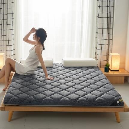 91家纺网 家纺一手货源 找家纺 优莱床垫 2024新款乳胶记忆棉床垫 灰单边