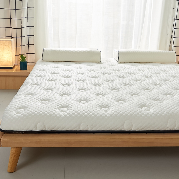 91家纺网 家纺一手货源 找家纺 优莱床垫 2024新款乳胶记忆棉床垫 白单边