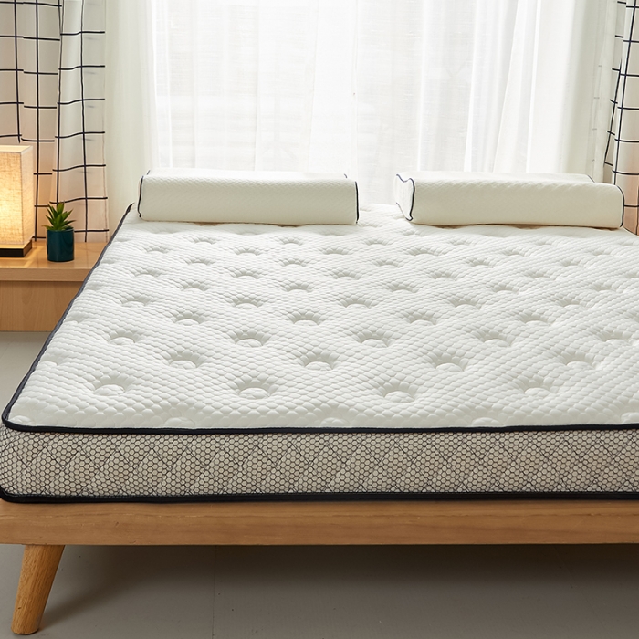 91家纺网 家纺一手货源 找家纺 优莱床垫 2024新款乳胶记忆棉床垫 白立体