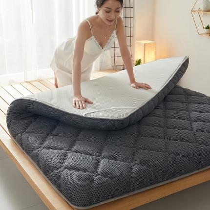 优莱床垫 2024新款乳胶记忆棉床垫 灰单边