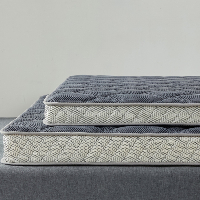 91家纺网 家纺一手货源 找家纺 优莱床垫 2024新款乳胶记忆棉床垫 灰立体