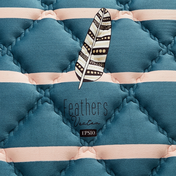 91家纺网 家纺一手货源 找家纺 优莱床垫 2024新款乳胶记忆棉床垫 水晶绒雨叶单边