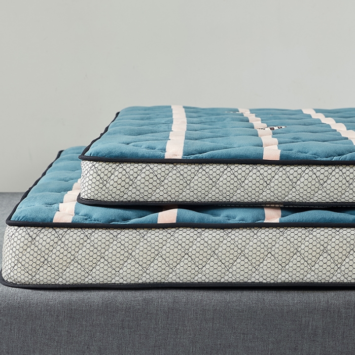 91家纺网 家纺一手货源 找家纺 优莱床垫 2024新款乳胶记忆棉床垫 水晶绒雨叶立体