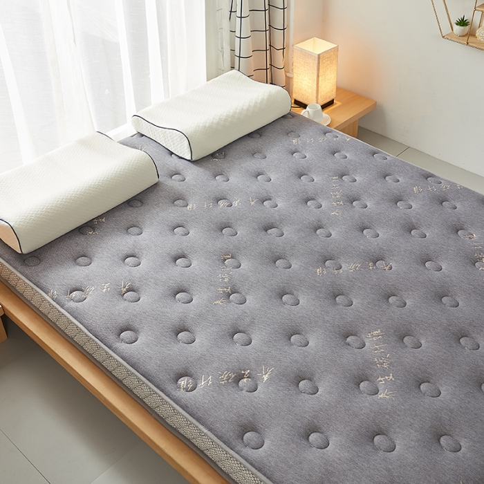 91家纺网 家纺一手货源 找家纺 优莱床垫 2024新款乳胶记忆棉床垫 养生碳纤维立体床垫