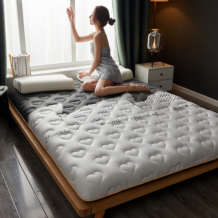 91家纺网 家纺一手货源 找家纺 优莱床垫 2024新款乳胶硬质棉立体单边床垫 时代印象