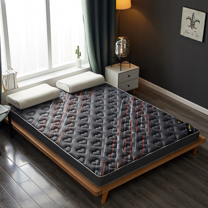 91家纺网 家纺一手货源 找家纺 优莱床垫 2024新款乳胶硬质棉立体床垫 爱心简忆时光