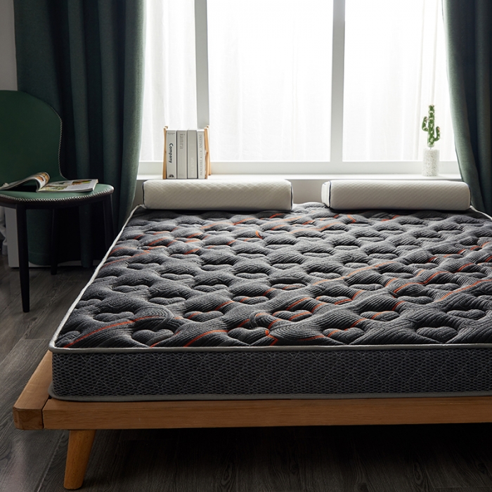 91家纺网 家纺一手货源 找家纺 优莱床垫 2024新款乳胶硬质棉立体床垫 爱心简忆时光