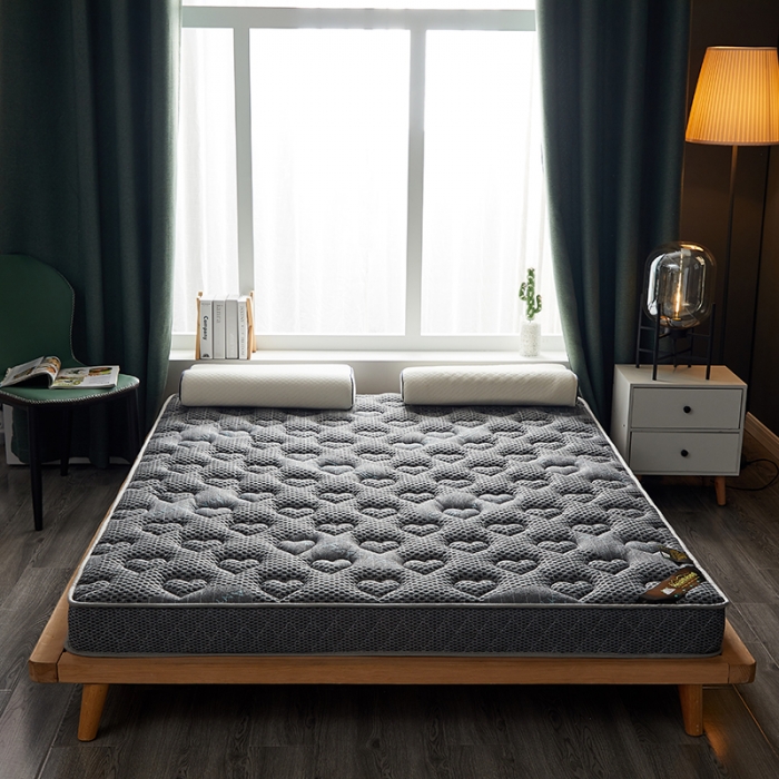 91家纺网 家纺一手货源 找家纺 优莱床垫 2024新款乳胶硬质棉立体床垫 爱心轻奢时尚