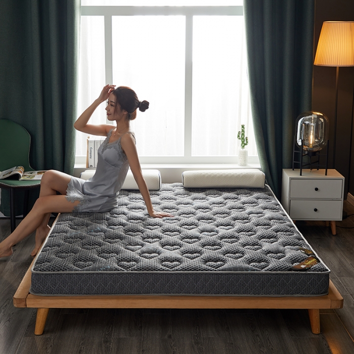 91家纺网 家纺一手货源 找家纺 优莱床垫 2024新款乳胶硬质棉立体床垫 爱心轻奢时尚