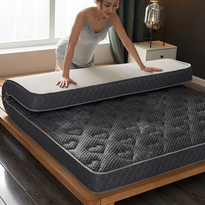 91家纺网 家纺一手货源 找家纺 优莱床垫 2024新款乳胶硬质棉立体床垫 爱心轻奢时尚