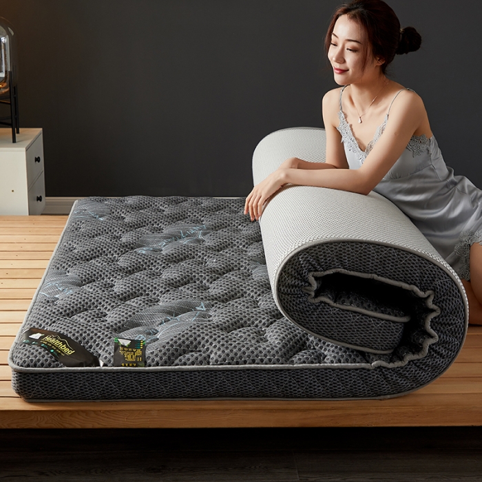 91家纺网 家纺一手货源 找家纺 优莱床垫 2024新款乳胶硬质棉立体床垫 爱心轻奢时尚