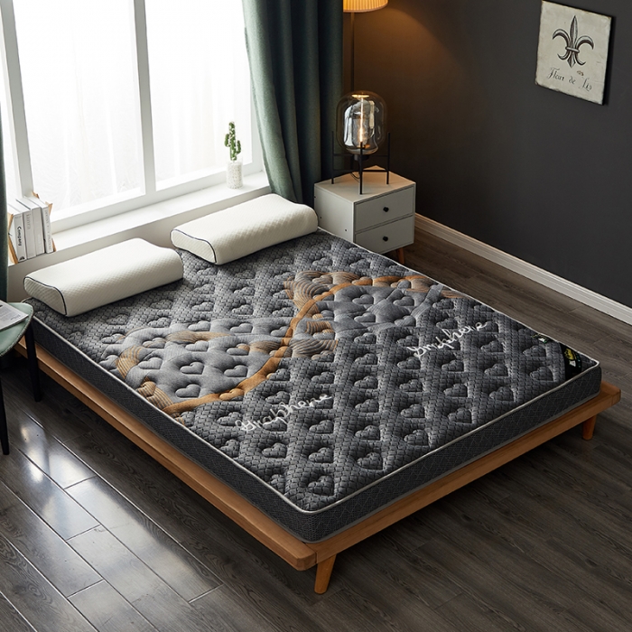 91家纺网 家纺一手货源 找家纺 优莱床垫 2024新款乳胶硬质棉立体床垫 爱心旋律