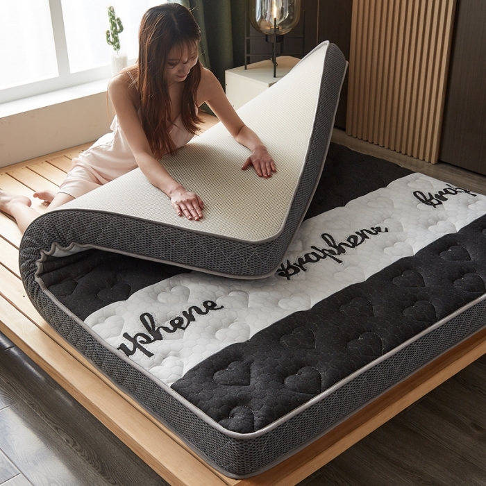 91家纺网 家纺一手货源 找家纺 优莱床垫 2024新款乳胶硬质棉立体床垫 魅力格韵