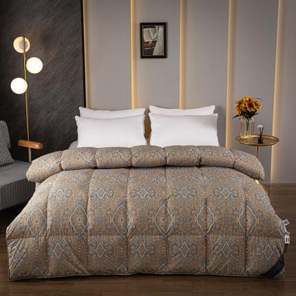 91家纺网 家纺一手货源 找家纺 （总）华盛家纺 2024新款印花羽绒被