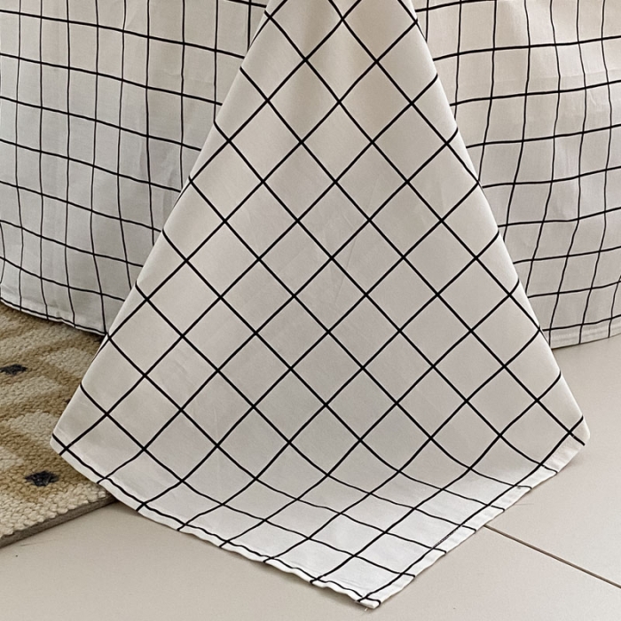 91家纺网 家纺一手货源 找家纺 （总）艾沁 2022新款全棉简约风四件套