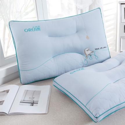 91家纺网 家纺一手货源 找家纺 （总）梦叶草 2022新款小奶皮护颈枕芯48*74