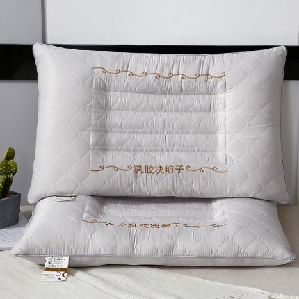 91家纺网 家纺一手货源 找家纺 （总）梦叶草 2022新款绗绣乳胶决明子枕48*74
