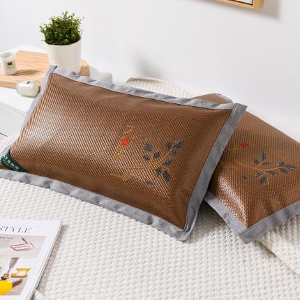 91家纺网 家纺一手货源 找家纺 （总）织布人 2022新款夏凉枕冰丝藤艾草全荞麦枕头枕芯