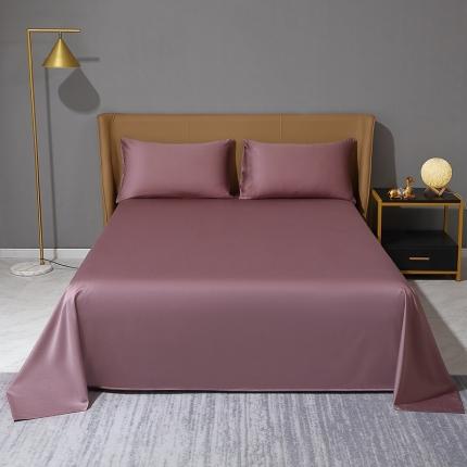 91家纺网 家纺一手货源 找家纺 (总)2024新款纯棉全棉50支双股贡缎长绒棉纯色单品单床单单件素色被单