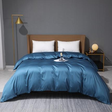 91家纺网 家纺一手货源 找家纺 总-2024全棉纯棉50支双股S贡缎长绒棉纯色多规格单品单被套单件素色被罩