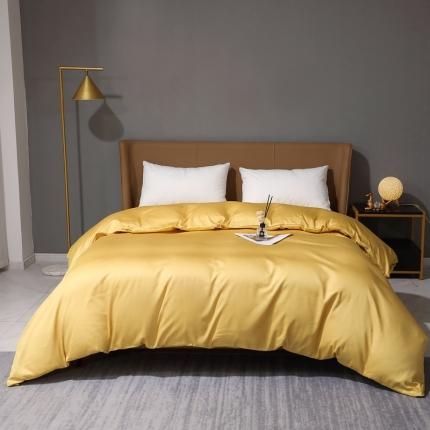 91家纺网 家纺一手货源 找家纺 总-2024全棉纯棉50支双股S贡缎长绒棉纯色多规格单品单被套单件素色被罩