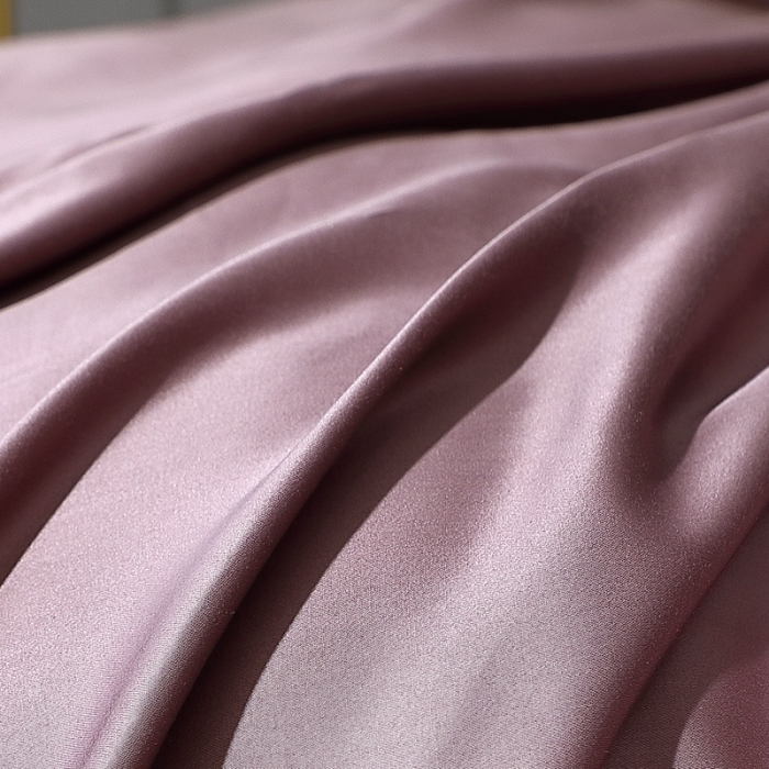 91家纺网 家纺一手货源 找家纺 晶缦 2022新纯棉50支双股贡缎长绒棉纯色单被套纯沐-帛咖色