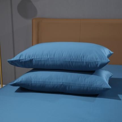 91家纺网 家纺一手货源 找家纺 总-2024新款全棉纯棉50支双股贡缎长绒棉纯色单品单枕套单件素色枕头套