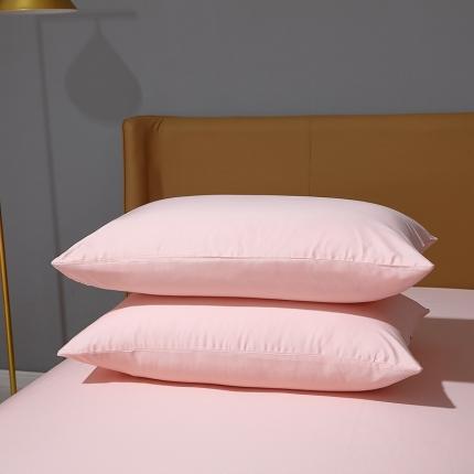 91家纺网 家纺一手货源 找家纺 总-2024新款全棉纯棉50支双股贡缎长绒棉纯色单品单枕套单件素色枕头套