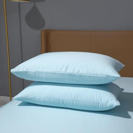 91家纺网 家纺一手货源 找家纺 总-2024新款全棉纯棉50支双股贡缎长绒棉纯色单品单枕套单件素色枕头套