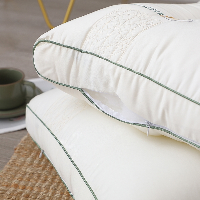 91家纺网 家纺一手货源 找家纺 糖果枕芯 2022新款大米羽丝绒枕头枕芯 白色46x72cm